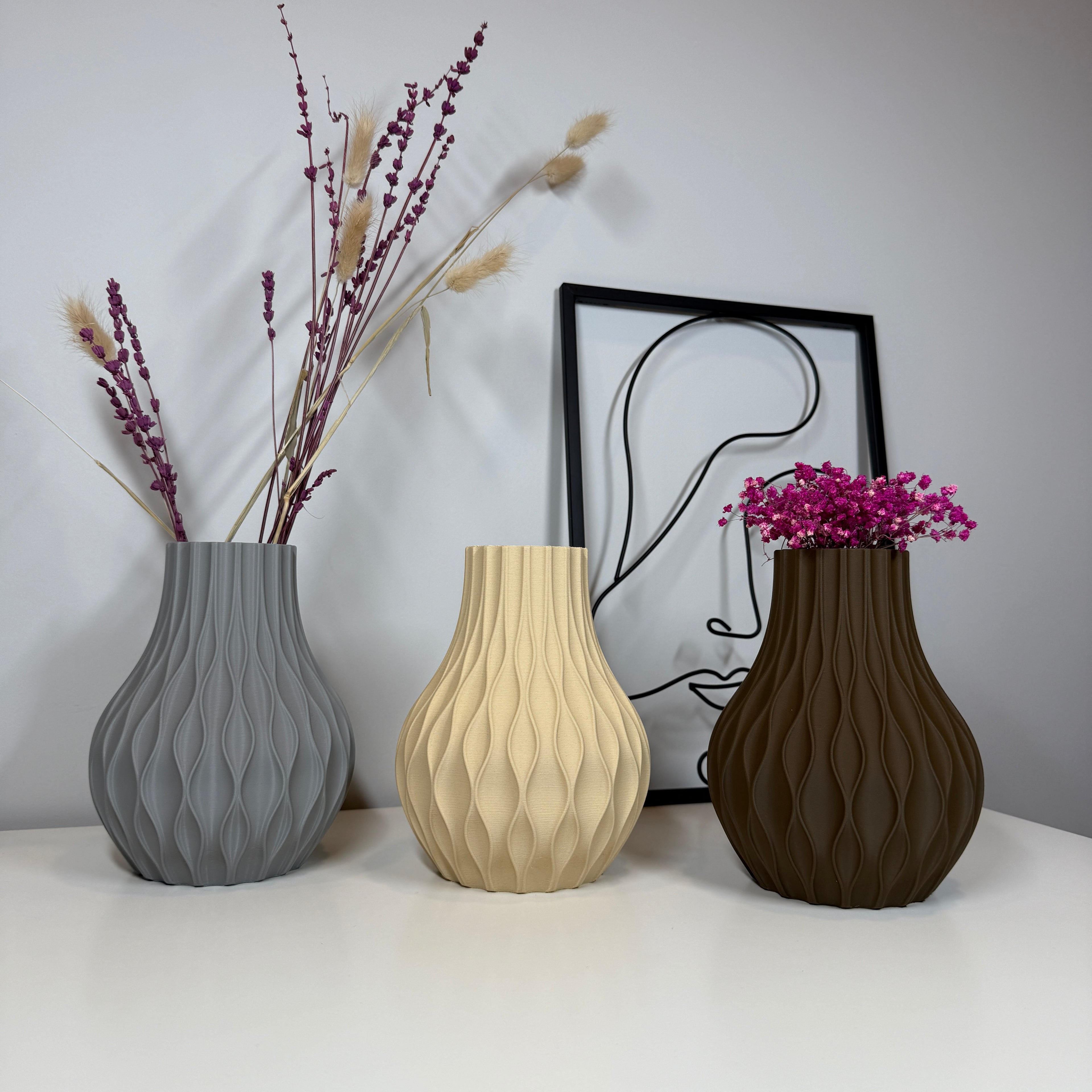 SENA – Dekoratyvinė banguota vaza