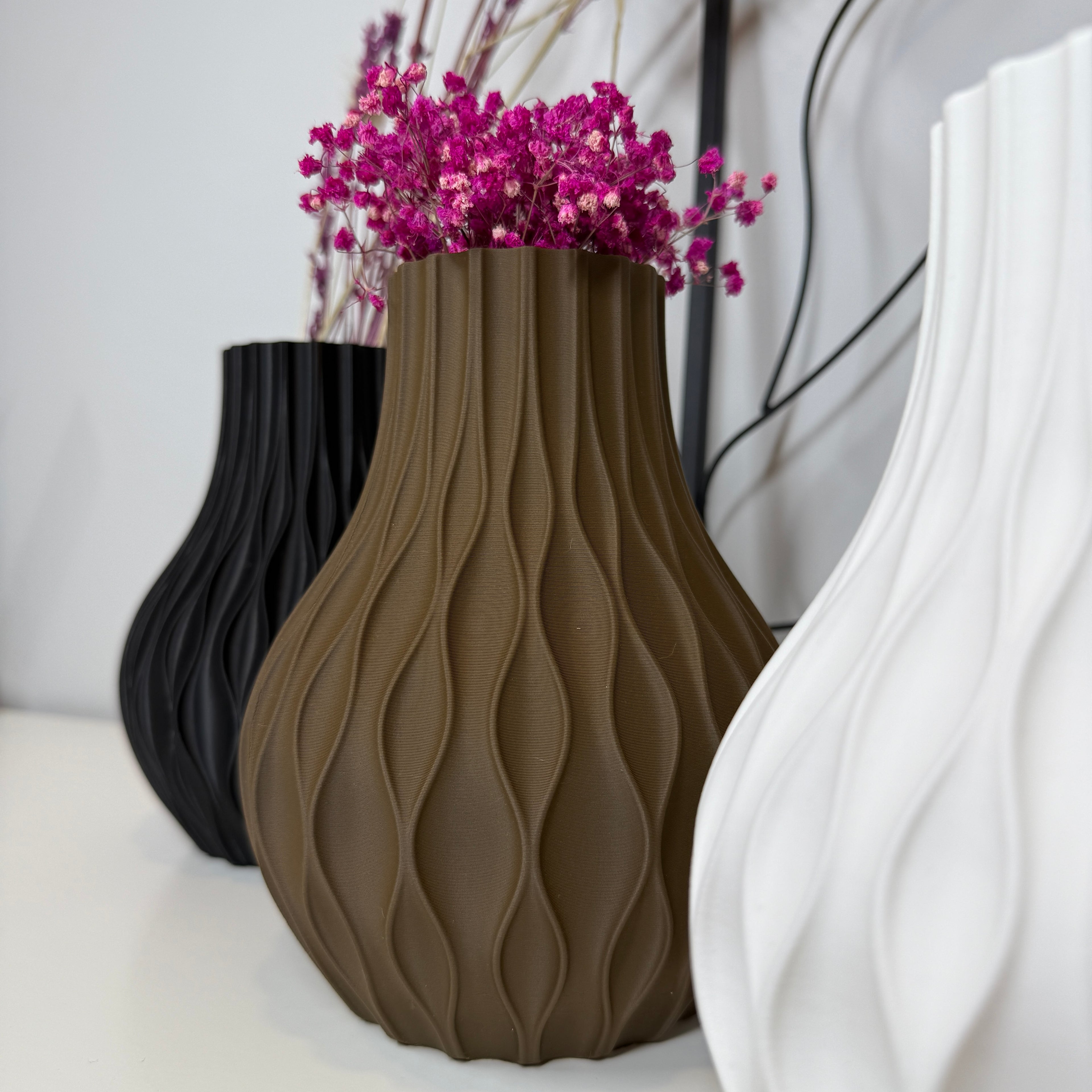 SENA – Dekoratyvinė banguota vaza